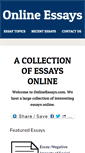 Mobile Screenshot of onlineessays.com