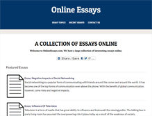 Tablet Screenshot of onlineessays.com